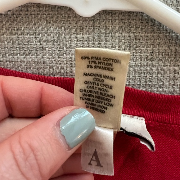 Red Button-Up Cardigan - Picture 4 of 6